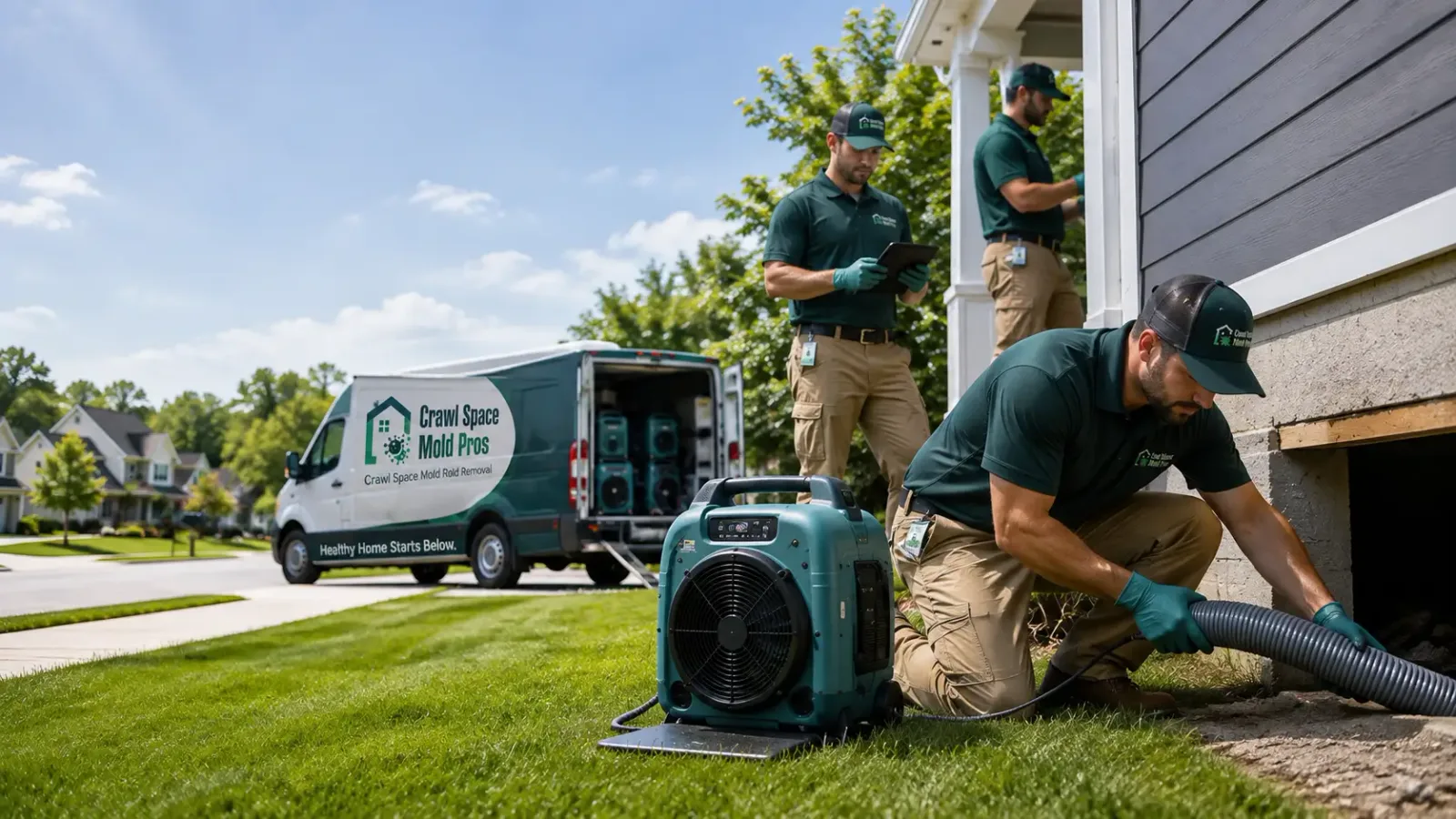 Crawl Space Mold Removal in Dodge City, KS